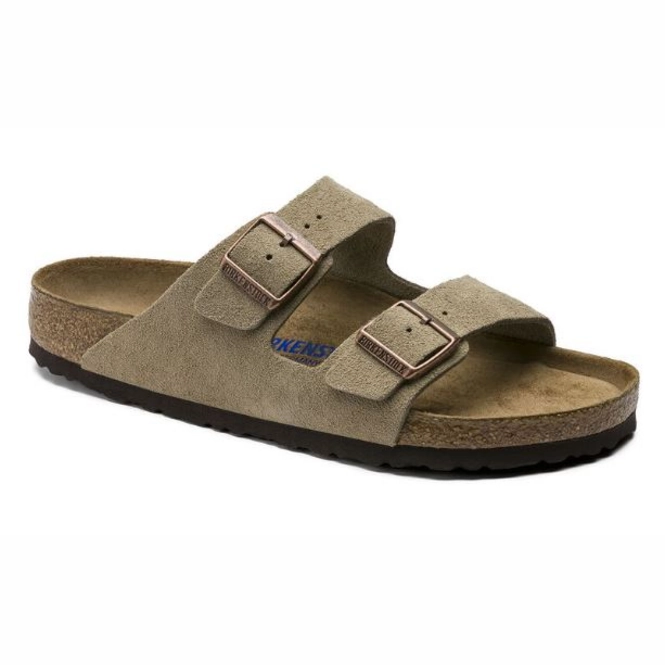 birkenstock arizona taupe soft